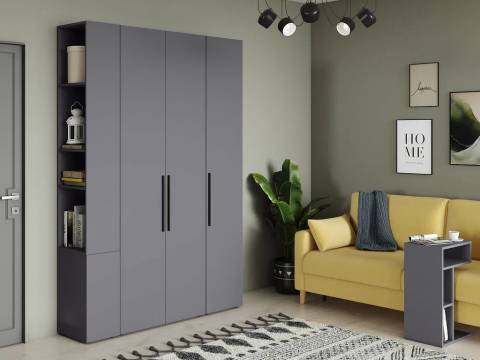 Шкаф Эйр Серый Графит