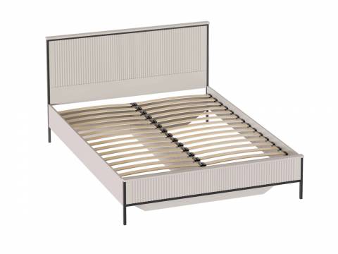 Кровать 900 Нора Персидский жемчуг с ламелями