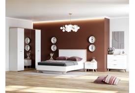 Спальня Гавана Белый матовый