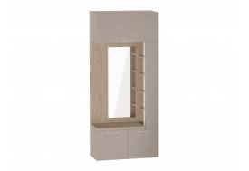 Вешалка с зеркалом Джерси без светильника