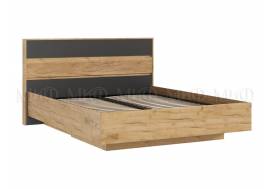 Кровать парящая 1600 Роджина (с ПМ) Графит/Дуб Крафт
