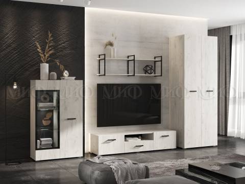 Гостиная Нэнси New Дуб Крафт Белый