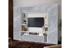 Гостиная Гармония Мрамор Глянец, Белый