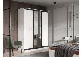 Шкаф-купе Тринити NEW (1800) одно зеркало Дуб Крафт Белый