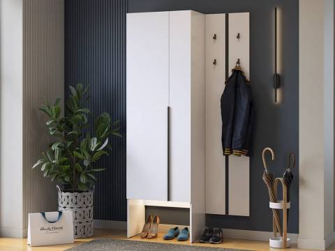 Прихожая Мебельсон К26 белое дерево