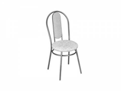 Стул Венский 1 с задней крышкой кожзам мрамор, серый