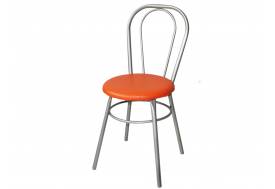 Стул №1 ДХ-8 без мягкой спинки обивка апельсин