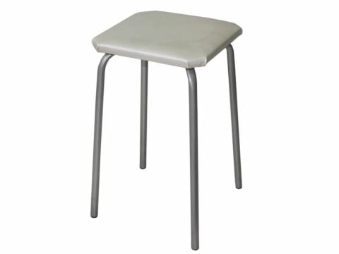 Табурет квадратный ДХ-9 обивка жемчуг