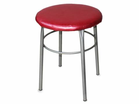 Табурет круглый ДХ-10 обивка малиновый