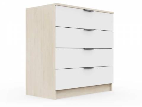 Комод Монблан 800 Дуб сонома-Белый Шагрень