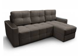 Диван угловой Симпл Клетка с МДФ вивальди 8