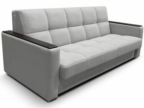 Диван Рэй 2000х2000 Клетка с прямыми подлокотниками с МДФ вивальди 14