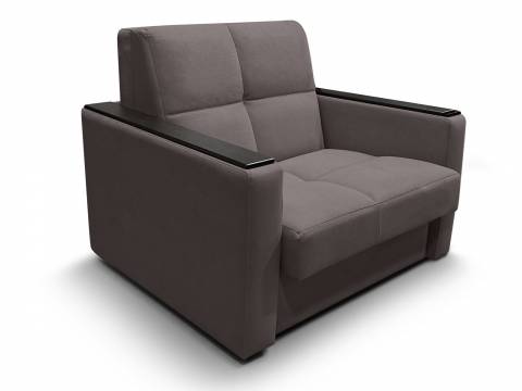 Диван Рэй 900х2000 Клетка с прямыми подлокотниками с МДФ вивальди 8