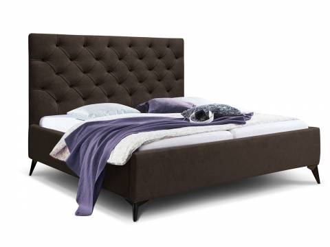 Кровать Фрейм 1600 Каретная стяжка высокие ножки с подъемом вивальди 10