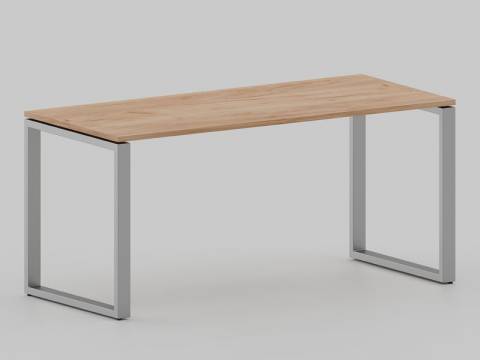 Стол с эффектом парения Лофт О-образные опоры серые ЛО.Кпо_8 800х1400 мм