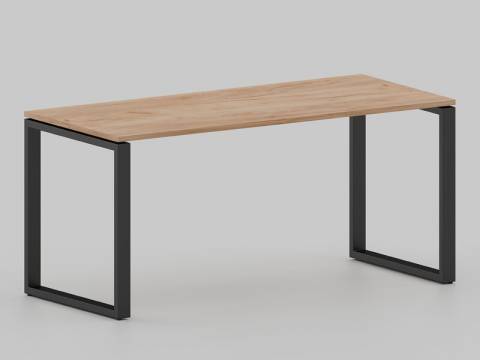 Стол с эффектом парения Лофт О-образные опоры черные ЛО.Кпо_7 700х1800 мм