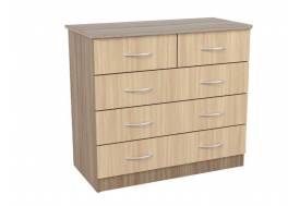 Комод 900 Дуэт Люкс с 5-ящиками ясень шимо