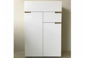 Комод 800 Трио Белый глянец