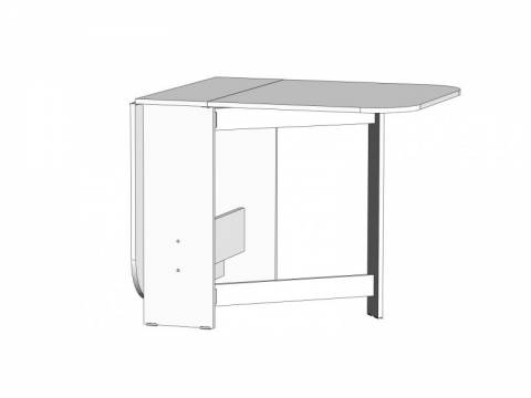 Стол книжка белый