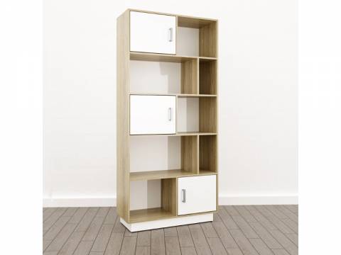 Стеллаж большой (О-11) Eclectic lite Дуб рокпайл-белый