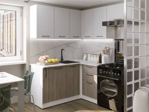 Кухонный гарнитур Парма мега прайм 1600х1700 мм