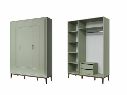 Шкаф ШР-3 Гориция Зелёный самшит