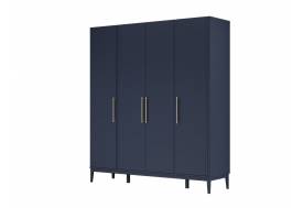 Шкаф распашной ШР4 Джали Тёмный Лазурный