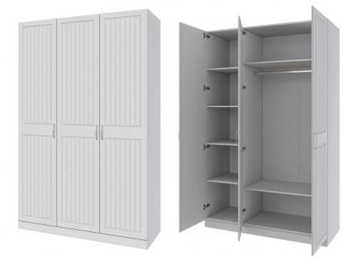 Шкаф для одежды ШР-3 Мэгги Белый