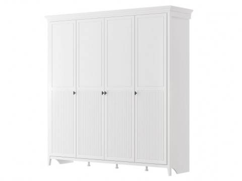 Шкаф распашной ШР-4 Никеа белый