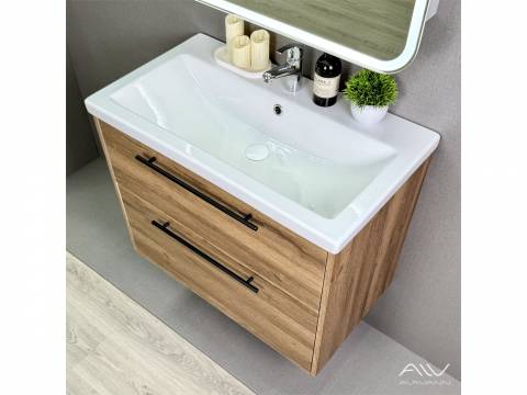 Тумба с раковиной Rondo 80 Умывальник Como 80