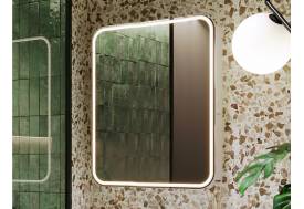 Шкаф зеркальный Lana 70 белый холодный