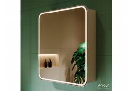 Шкаф зеркальный Lana 80 белый холодный