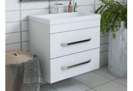 Тумба с раковиной Monaсo 700 навесная 2 ящика