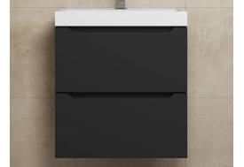 Тумба с раковиной Uperwood Tanos NEW 50 см черная