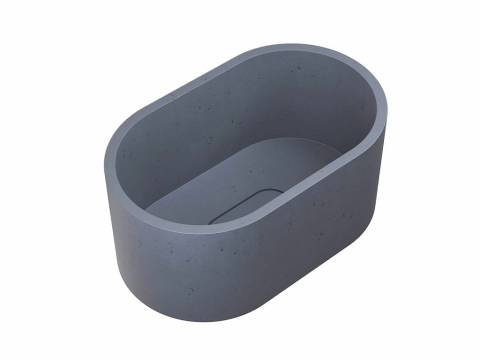 Раковина Uperwood Venice бетонная графит