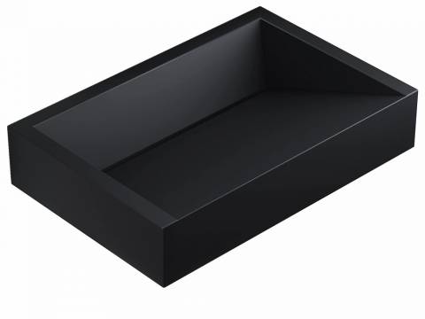 Раковина Uperwood Mariana бетонная черная