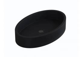 Раковина Uperwood Rome бетонная черная