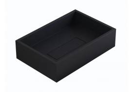 Раковина Uperwood Angkor бетонная черная