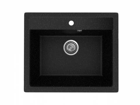 Кухонная мойка Uperwood ECON UPD-104-004 черная матовая