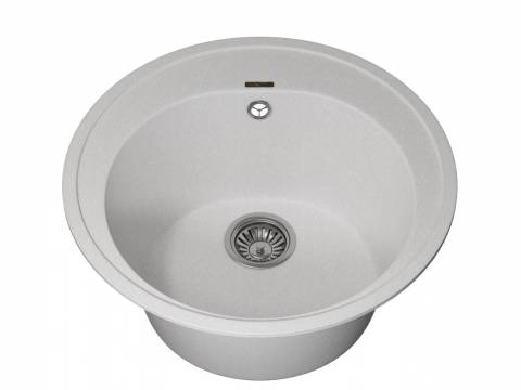 Кухонная мойка Uperwood Quartz UPD-01-01 белая матовая