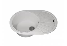 Кухонная мойка Uperwood Quartz UPD-02-01 белая матовая