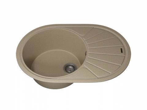 Кухонная мойка Uperwood Quartz UPD-02-02 бежевая матовая