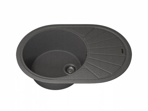 Кухонная мойка Uperwood Quartz UPD-02-03 серая матовая