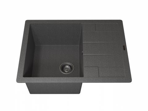 Кухонная мойка Uperwood Quartz UPD-03-03 серая матовая