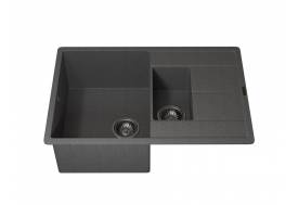 Кухонная мойка Uperwood Quartz UPD-05-03 серая матовая