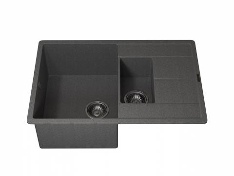 Кухонная мойка Uperwood Quartz UPD-05-03 серая матовая