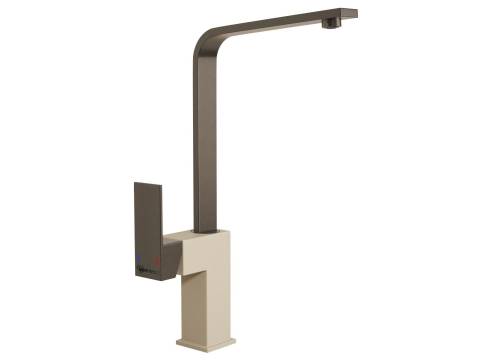 Смеситель Uperwood UPD-002-07 вороненая сталь/лен