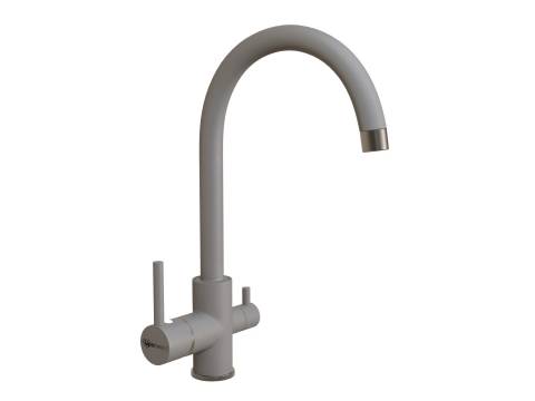 Смеситель Uperwood UPD-003-07 вороненая сталь/дым