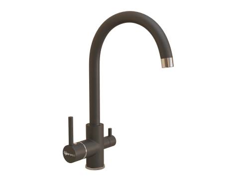 Смеситель Uperwood UPD-003-01 хром/уголь