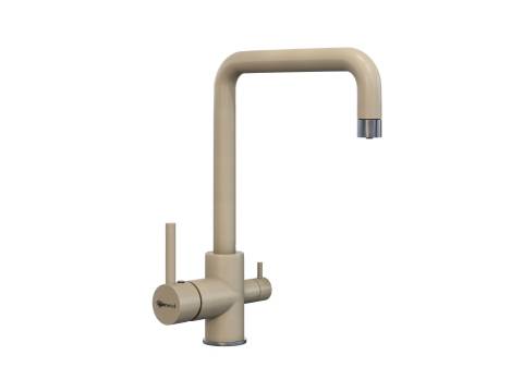 Смеситель Uperwood UPD-004-08 вороненая сталь/лен